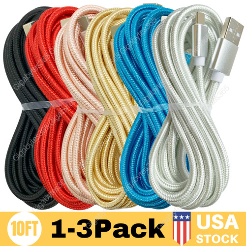 10ft long usb fast charger - 10ft,