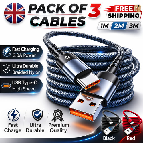 Heavy duty braided long usb - heavy,