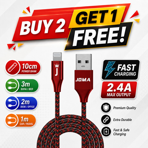 Heavy duty braided long usb - heavy,